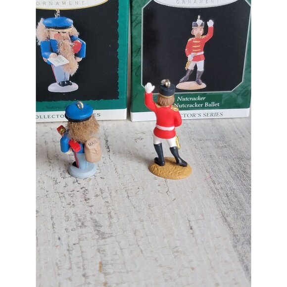 Hallmark Nutcracker solider miniature ornament Xmas army‎ set - Picture 7 of 8